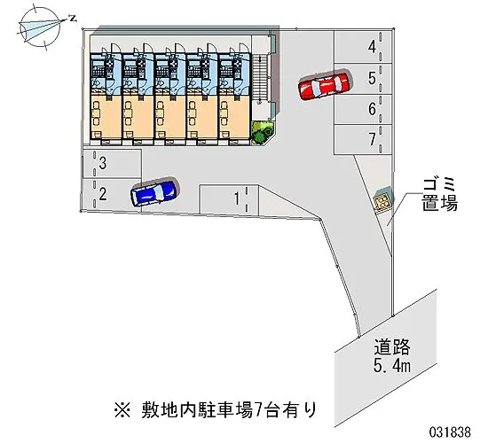 ★手数料０円★厚木市愛甲　月極駐車場（LP）